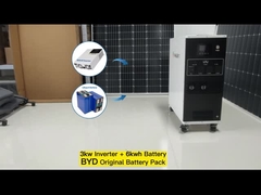 En 3000w système d'énergie solaire tout en un kit solaire 3kw système d'énergie solaire dc/ac 6kwh Portable Power S