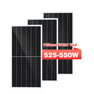 Qualité  Transparent 450w 500w 540w Mono Bifacial Solar Panel System For Home Usine