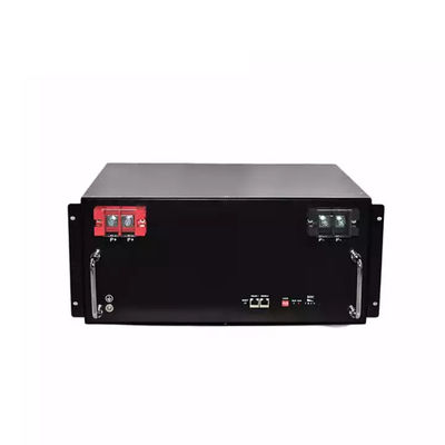 Le support de serveur de paquet de batterie de Smart 51.2v 48V Lifepo4 a monté 5kw 100ah