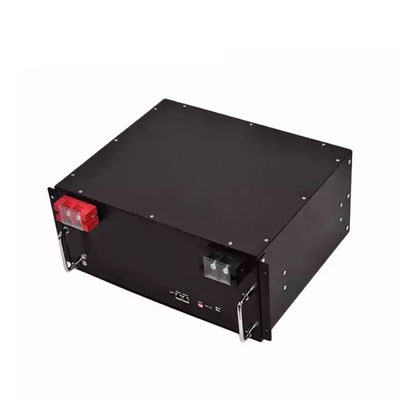 Le support de serveur de paquet de batterie de Smart 51.2v 48V Lifepo4 a monté 5kw 100ah
