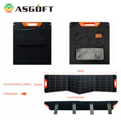 Système monocristallin photovoltaïque 200W 300W de panneaux de picovolte de silicium pliable