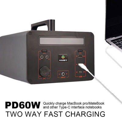 Centrale électrique de secours 500wh 600W 700W 1000W de camping de générateur de batterie d'OEM DC/AC 220v
