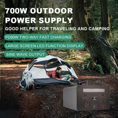 Générateur rapide de batterie de la centrale solaire de lithium de charge Lifepo4 220v 700w pour la maison