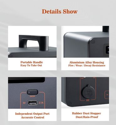 Lifepo4 extérieur EV chargeant l'urgence portative de la centrale 300w 220v pour le voyage de rv