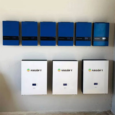 Outre des systèmes solaires 100ah 5kw 48v de remisage des batteries de mur de la maison rv Powerwall de grille