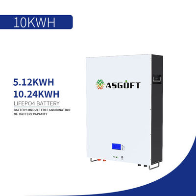 Batterie &quot;Marche/Arrêt&quot; de volt 10kw Powerwall Lifepo4 de la grille 48 de maison à énergie solaire du stockage 48v 5kw 10kwh 200ah de ménage