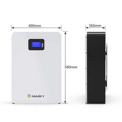 inverseur 51.2V 48V 100Ah 200Ah de batterie solaire du lithium Lifepo4 Powerwall de 10kwh 20kwh