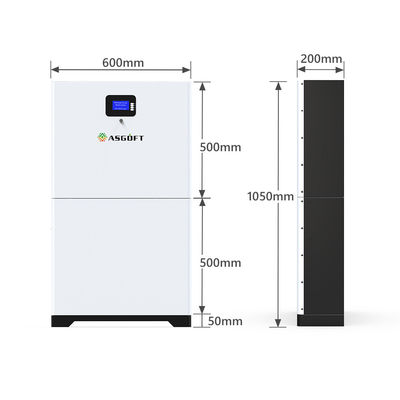 Le fer de lithium phosphatent la batterie solaire 51.2v 400ah de Lifepo4 Powerwall