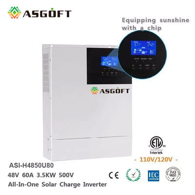 MPPT 5KW hybride outre de contrôle solaire de l'inverseur 48V 80A Smart WiFi de grille
