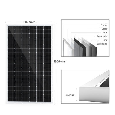 panneaux mono 12v de 300w 450w 460w PERC picovolte avec la batterie solaire