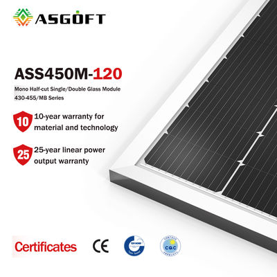 Le picovolte monocristallin solaire flexible lambrisse la demi cellule mono 100watt 150 watts de 500w pour le système à la maison de stockage de l'énergie