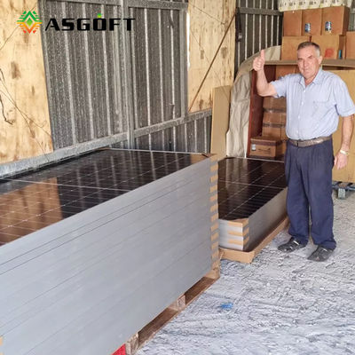 Système Bifacial mono transparent de panneau solaire de 450w 500w 540w pour la maison