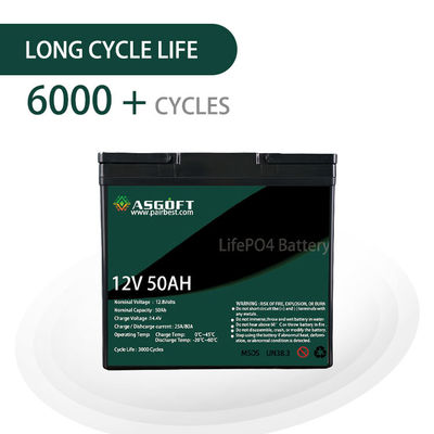 Batterie 50ah 12V 50Ah 10kwh d'Ion Lifepo 4 de lithium pour la moto