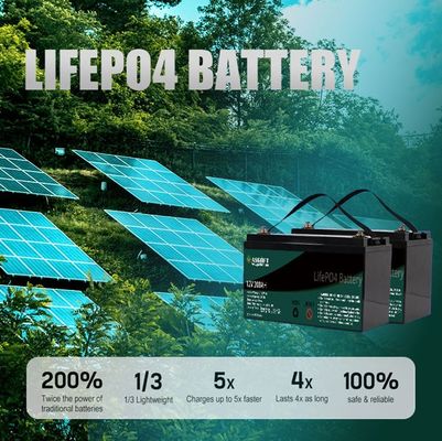 paquet 200ah 100ah 120ah 240ah 400ah de batterie au lithium de 12.8v 12V pour le bateau à voile de chariot de golf