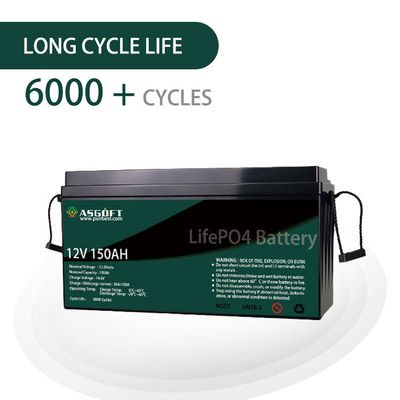 Paquet rechargeable 300ah 200ah 150ah 50ah 100ah de batterie au lithium du cycle profond LFP 24v 12V