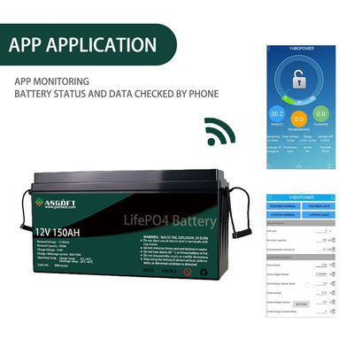 Paquet rechargeable 300ah 200ah 150ah 50ah 100ah de batterie au lithium du cycle profond LFP 24v 12V