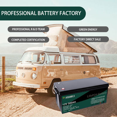Ion de lithium de volt Lifepo4 du paquet 300ah 12 de batterie au lithium d'ASGOFT 12V