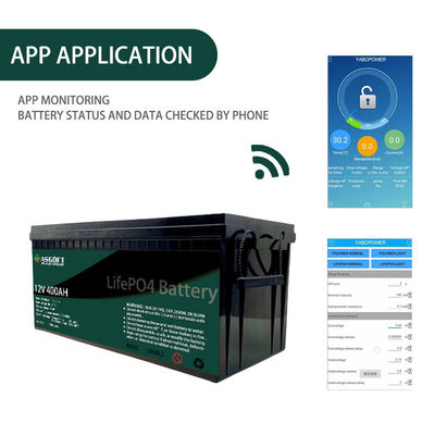 Paquet à énergie solaire du paquet 400ah de batterie au lithium d'ASGOFT Lifepo4 12V pour des chariots de golf de rv