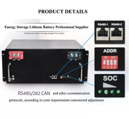 Lithium-ion profond 5KWh 10KWh 50Ah 100Ah 200Ah de cycle de 48V Lifepo4 de paquet de la meilleure qualité de batterie