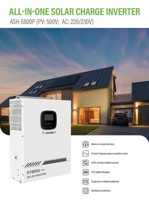 système hybride solaire de stockage de l'énergie de batterie d'inverseur de 50kw BMS MPPT