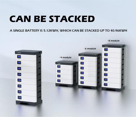 Lithium d'UN38.3 BMS Lifepo 4 stockage de l'énergie de batterie solaire de Powerwall de 3 phases