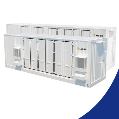 LiFePO4 le lithium solaire ESS a conteneurisé l'inverseur 1MW 2MW 3MW de système de stockage de l'énergie