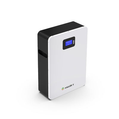 affichage intégré du lithium 100Ah 5.12kwh 10kw BMS Powerwall With Lcd de batterie de 48v 51V Lifepo4