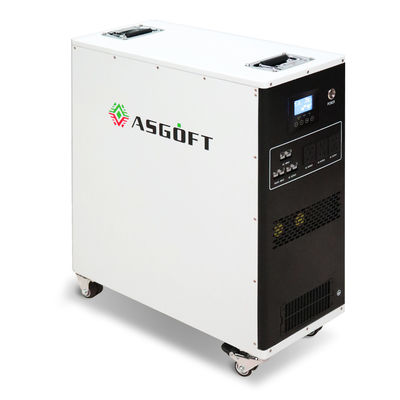 Tous dans un remisage des batteries portatif avec 220Ah la batterie de la tension MPPT de la capacité 25.6V avec les roues et la poignée verrouillables