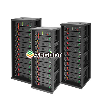 Batterie à haute tension 15kwh-750kwh Li-ion Lifepo4 51.2v 100Ah Batterie montée sur le rack Batterie au lithium-ion