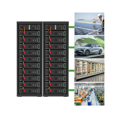 Batterie à haute tension 15kwh-750kwh Li-ion Lifepo4 51.2v 100Ah Batterie montée sur le rack Batterie au lithium-ion