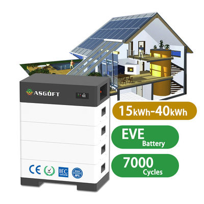 Systèmes de stockage d'énergie domestique haute tension 15kwh-40kwh 100Ah batteries lithium-ion pileuse