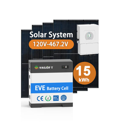 Batterie solaire haute tension 15kw-40kw Système d'énergie solaire domestique Banque d'énergie solaire avec batterie au lithium