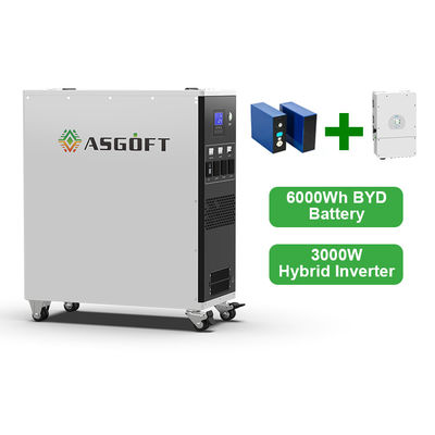 Station électrique portable 3000w tout en un onduleur Lifepo4 batterie au lithium 90-450VDC MPPT tension de fonctionnement