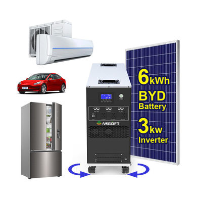 Sortie CA 220-240v/3000W centrale électrique Générateur solaire centrale électrique portable 3000w