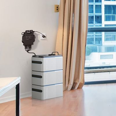 Système solaire de balcon de 800w avec batterie et panneau solaire à onduleur