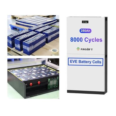 51.2V 300Ah 15kwh Lithium Ion LiFePO4 batterie stockage d'énergie batterie solaire