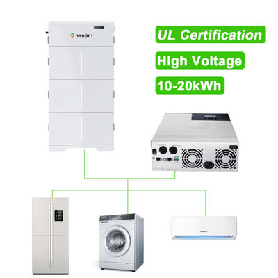 États-Unis maison hybride 10kw 15kw 20kw haute tension Ess Byd 20 KWh batterie au lithium