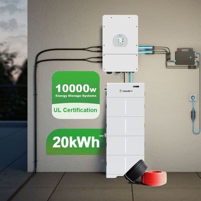 Certificat UL Utilisation à domicile 5kw 10kw 20kw stockage solaire photovoltaïque LiFePO4 batterie au lithium