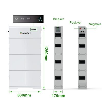 Certificat UL Utilisation à domicile 5kw 10kw 20kw stockage solaire photovoltaïque LiFePO4 batterie au lithium