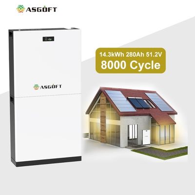 280Ah 15kwh 51.2V Lifepo4 Batterie lithium-ion pour usage domestique industriel et commercial