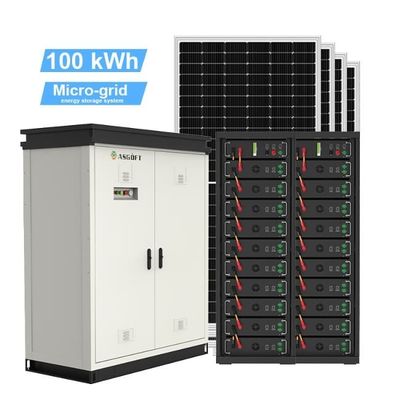Complète 50 kWh 60 kWh 70 kWh Système solaire Kit hybride 100 kWh batterie de stockage d'énergie