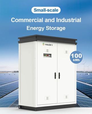 50KWH 100KWH hors réseau haute tension solution commerciale industrielle de stockage d'énergie